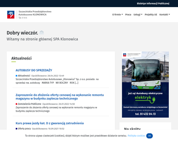 Szczecińskie Przedsiębiorstwo Autobusowe KLONOWICA Sp  z o o_