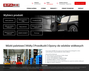 SPARE Wózki Widłowe_