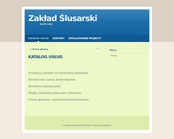 Zakład ślusarski  Balustrady_ barierki