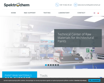 Ośrodek Badawczo-Rozwojowy Farb_ Klejów i Polimerów SPEKTROCHEM