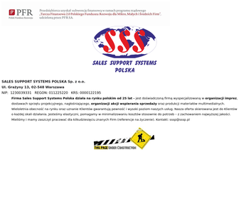 SALES SUPPORT SYSTEMS POLSKA Sp  z o o_