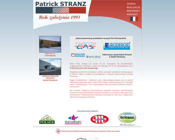 Stranz Patrick  Zakład handlu i usług  Kompleksowe przygotowanie inwestycji_