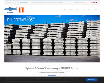 Strunbet Sp  z o o  Wytwórnia podkładów strunobetonowych_