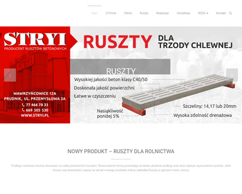 Stryi  Produkcja kostki brukowej i betonu towarowego_