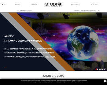 Studio 1 Spółka z o o  -  Organizacja imprez_ Usługi multimedialne