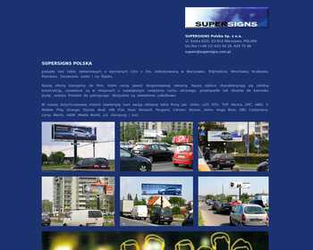 SUPERSIGNS Polska Sp  z o o_