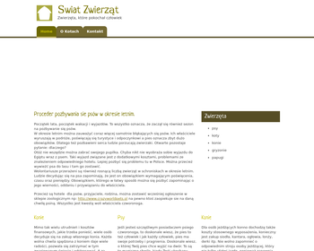 Świat Zwierząt - Sklep Internetowy_