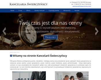 Kancelaria adwokacka Elwira świerczyńska_ Radca Prawny Sławomir świerczyński