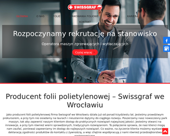 SWISSGRAF producent opakowań foliowych Wrocław_ nadruk na  folii
