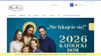 Ornat z Janem Pawłem i obrus i ornat z wizerunkiem i alba.