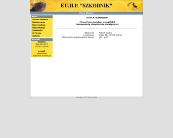 Firma Usługowo-Handlowo-Produkcyjna SZKODNIK Robert Kosiba_