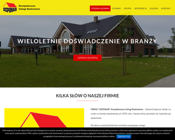 Szponar  Kompleksowe usługi budowlane  Hale stalowe_ budownictwo przemysłowe