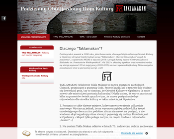 Taklamakan  Miejsko-Gminny Ośodek Kultury_