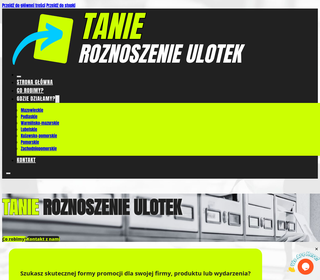 Kolportaż ulotek i roznoszenie ulotek i  – usługi księgowe.