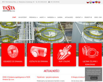 Tasta Armatura Sp  z o o  - kolana_ łuki gięte