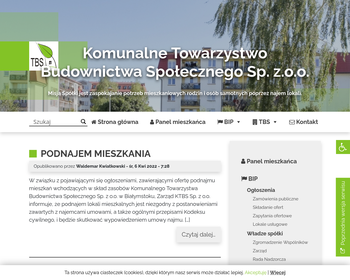 Komunalne Towarzystwo Budownictwa Społecznego Sp  z o o_