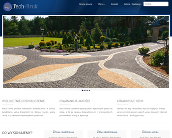 Tech-Bruk  Układanie kostki brukowej_