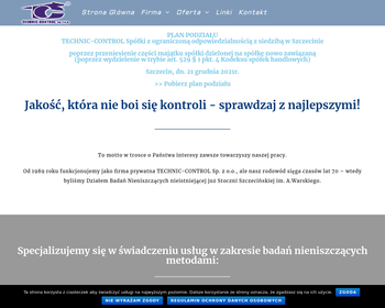 Technic-Control Sp  z o o  Laboratorium badań nieniszczących_