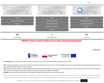 Przedsiębiorstwo Techniczno-Handlowe TECHNIKA Sp  z o o_