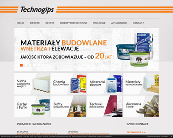 Technogips s c  Materiały budowlane_ farby Diessner