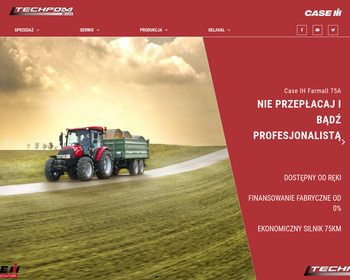 TECHPOM Sp  z o o  - CIAGNIKI I MASZYNY ROLNICZE_
