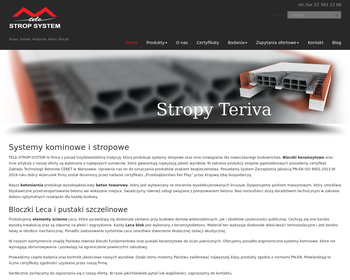 Tele-Strop-System  Stropy_ beton towarowy