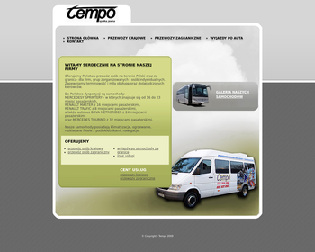 TEMPO S J  - przewóz osób_