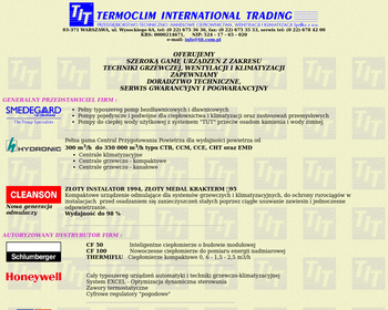TERMOCLIM INTERNATIONAL TRADING Sp  z o o  Przedsiębiorstwo_