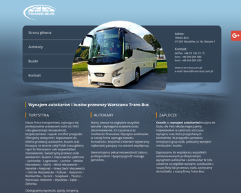 Trans-Bus  Transport autokarowy  Przewóz osób krajowy_ międzynarodowy