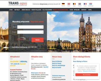 Trans-Expres  PTU  Regularne przewozy osób do Niemiec mikrobusami i autokarami_