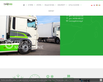Transveg transport chłodniami_