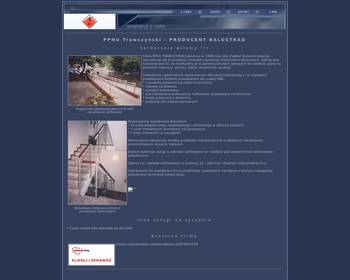 PPHU Trawczynski - produkcja balustrad_ balustrady z rur stalowych