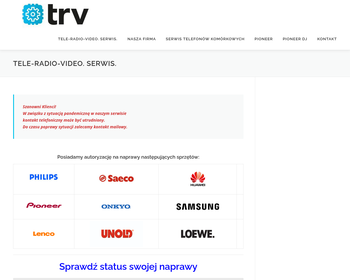 Autoryzowane Centrum Serwisowe TELE-RADIO-VIDEO -  ARCONET_