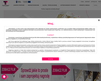 TRYUMF S c  Trofea Sportowe_