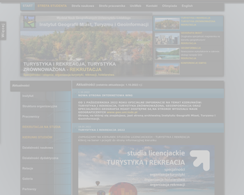 Uniwersytet Łódzki - Wydział Nauk Geograficznych_ Instytut Geografii Miast i Turyzmu