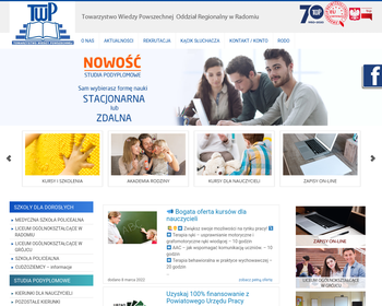 Towarzystwo Wiedzy Powszechnej - Oddział Regionalny w Kielcach - Delegatura w Radomiu_
