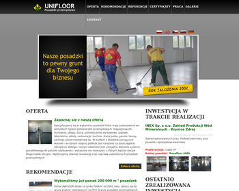 UNIFLOOR  posadzki przemysłowe_