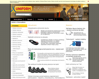 BHP Uniform Sp  z o o  Artykuły ochrony pracy_