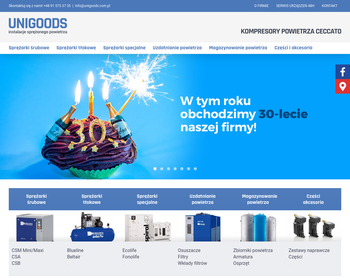 P U H  Unigoods  - przedstawiciel :Ceccato_ Aria Compressa  Kompresory śrubowe