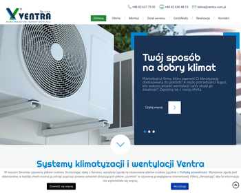 Ventra Sp  Z o o  systemy klimatyzacyjne bez ograniczeń_