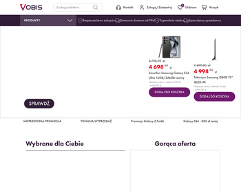 Przyjazny sklep internetowy Vobis pl_