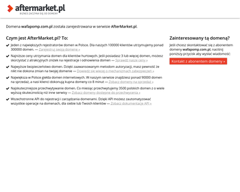 WAFAPOMP S A  Warszawska Fabryka Pomp i Armatury_