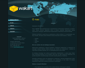 WAKART Wyrób Opakowań z Tektury i Galanterii_