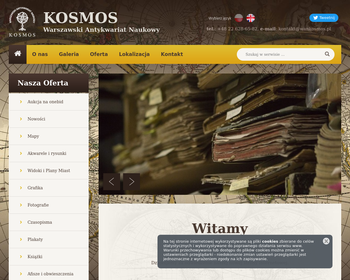 Warszawski Antykwariat Naukowy KOSMOS_