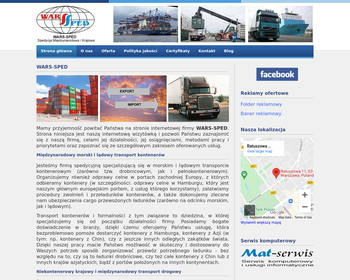 WARS-SPED Spedycja Międzynarodowa i Krajowa_