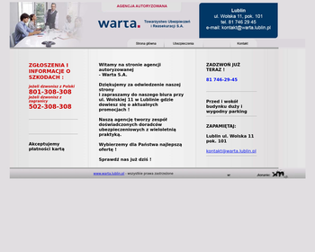 Autoryzowana Agencja TUiR WARTA S A_