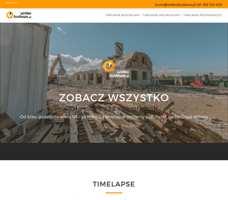 Timelapse Budowlany i Dokumentacja Budowlana i Usługi Timelapse i Nagrania Z Lotu Ptaka.