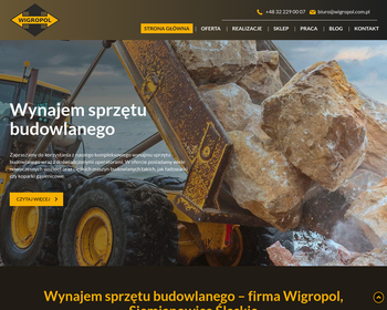 Sob-Pol  Usługi sprzętem budowlanym  Remont sprzętu ciężkiego_