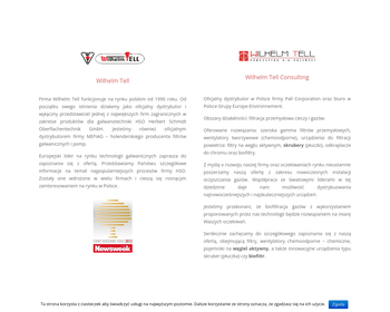 Wilhelm Tell Consulting-dystrybutor autoryzowanego serwisu w zakresie filtracji przemysłowej cieczy i gazów_procesy galwaniczne
