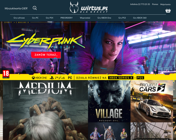 Wirtus pl - Sklep Internetowy Wysyłkowy z Grami na PC_
